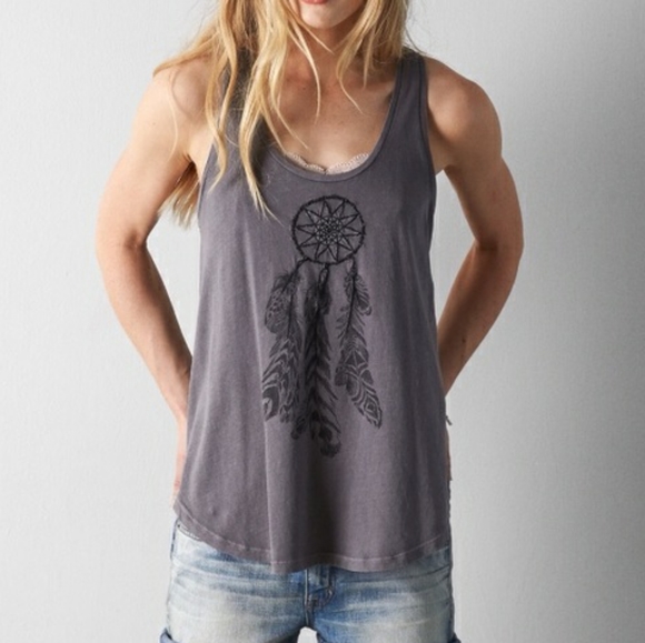 American Eagle Outfitters grey tank top